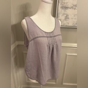 Women's gray denim like Sleeveless Top